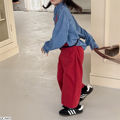 QG3601 QUẦN THÔ ỐNG RỘNG ADBABY