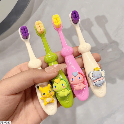 PK9081 SET 4C BÀN CHẢI ĐÁNH RĂNG CHO BÉ