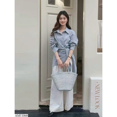 AM11068 ÁO SƠ MI BUỘC VẠT ANNA