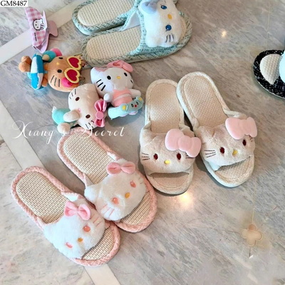 GM8487 DÉP ĐI TRONG NHÀ HELLO KITTY