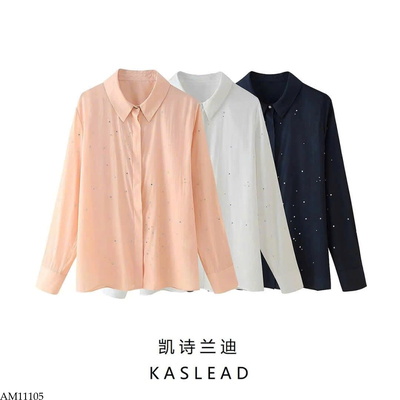 AM11105 ÁO SƠ MI KASLEAD ĐÍNH ĐÁ