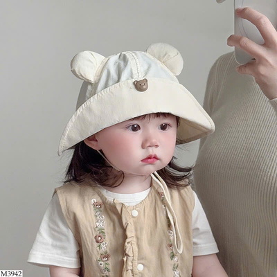 M3942 MŨ BÈO TAI GẤU KÈM QUAI