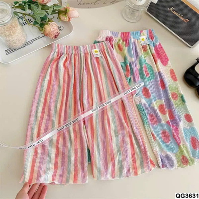 QG3631 QUẦN ỐNG RỘNG HỌA TIẾT CHO BÉ