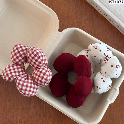 KT1377 SET 5 DÂY BUỘC TÓC HOA