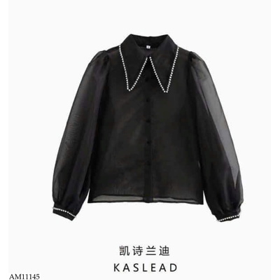 AM11145 ÁO SƠ MI CỔ HẠT KASLEAD