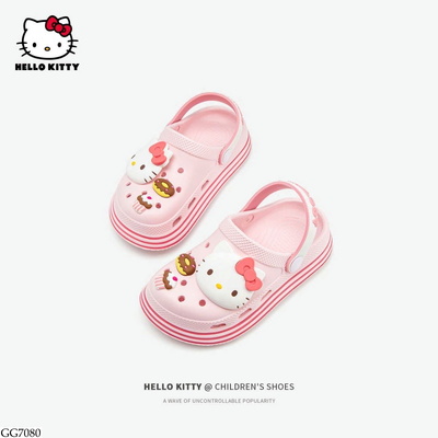 GG7080 DÉP CROCS NHÀ HELLO KITTY
