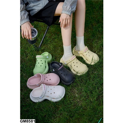 GM8581 ỤC CROCS CHO NỮ ĐẾ DÀY