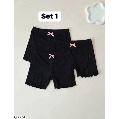 QG3654 SET 3C QUẦN TRONG VÁY CHO BÉ