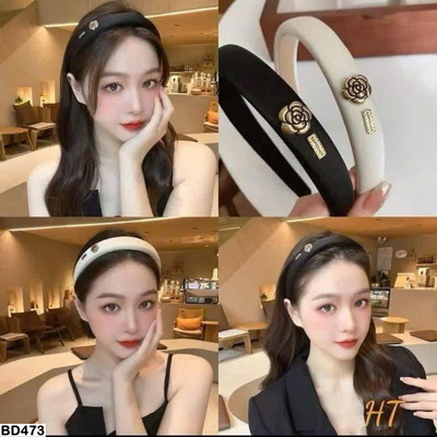 BD473 SET 2C BỜM HOA TRÀ NỮ