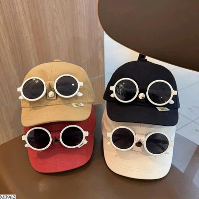 M3962 MŨ XINH KÈM KÍNH CHO BÉ