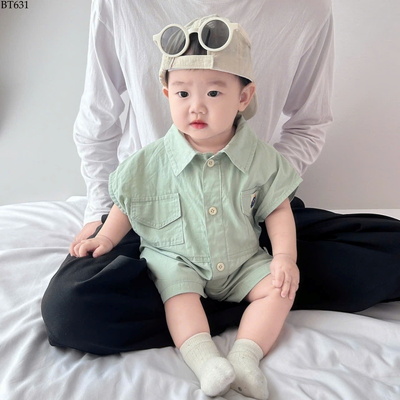 BT631 BỘ LIỀN THÂN CHO BÉ TRAI
