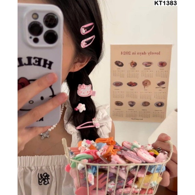 KT1383 SET 30C KẸP TÓC MÈO KIT.TY CHO BÉ