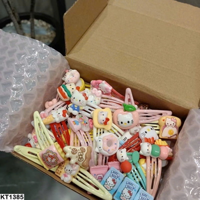 KT1385 SET 22c KẸP TÓC HELLO KITTY BG