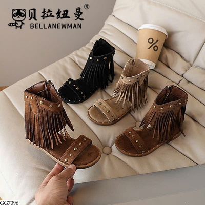 GG7096 DÉP CAO CỔ TUA RUA BG BELLANEWMAN