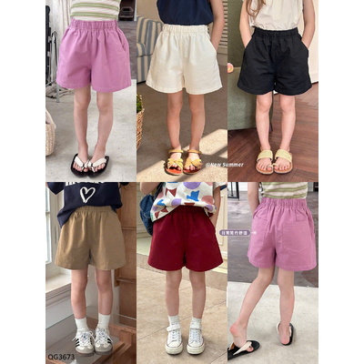 QG3673 QUẦN SHORT BÉ GÁI AMBBKIDS