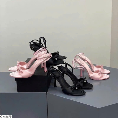 GM8675 SANDAL CAO GÓT QUAI ĐÍNH NƠ