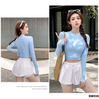 BM558 BỘ BƠI 2 MẢNH DÀI TAY NỮ YOUYOU