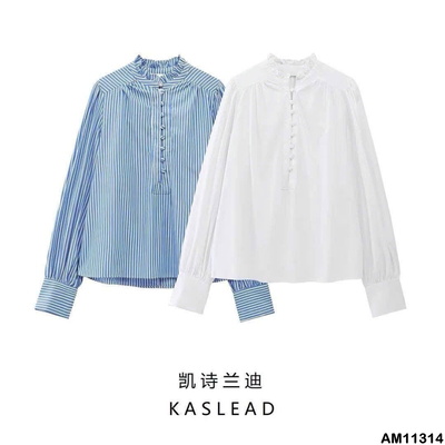 AM11314 ÁO SƠ MI CỔ ĐIỆU NỮ KASLEAD