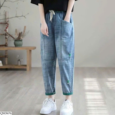 QM3676 QUẦN JEAN BAGGY CHO NỮ GIÁ MỚI 