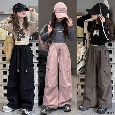 QG3697  QUẦN JOGGER TÚI HỘP CHO BÉ GÁI