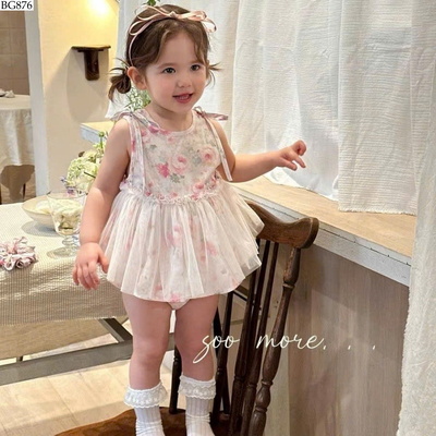 BG876 VÁY BODY CHIP CHO BÉ GÁI