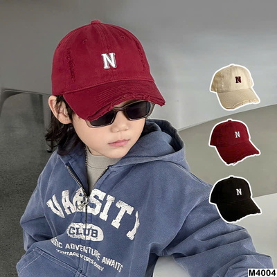 M4004 MŨ LƯỠI TRAI CHỮ N CHO BÉ