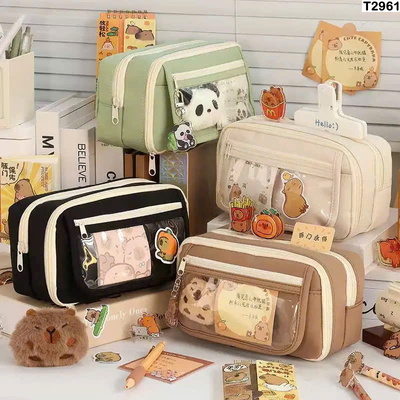 T2961 TÚI ĐỰNG BÚT CAPYBARA