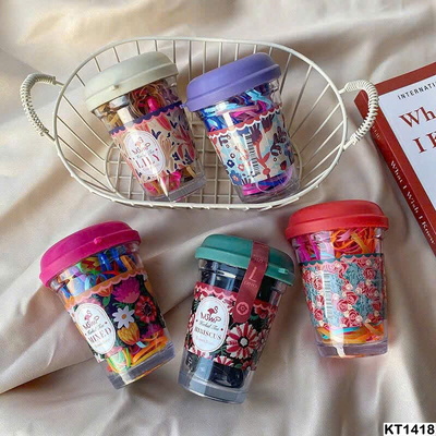 KT1418 SET 5 HỘP CHUN TÓC