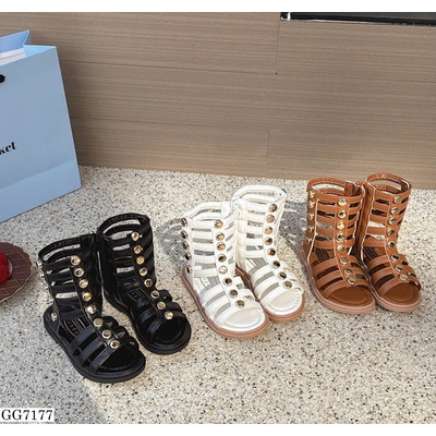 GG7177 SANDAL CHIẾN BINH ĐÍNH KHUY CHO BÉ