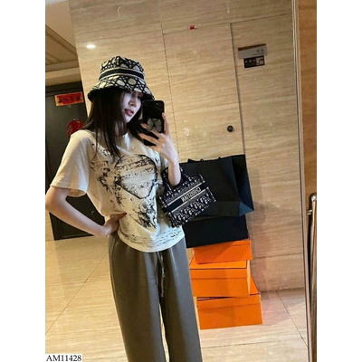 AM11428 ÁO THUN HỌA TIẾT CHO NỮ HÃNG W.G.W.E
