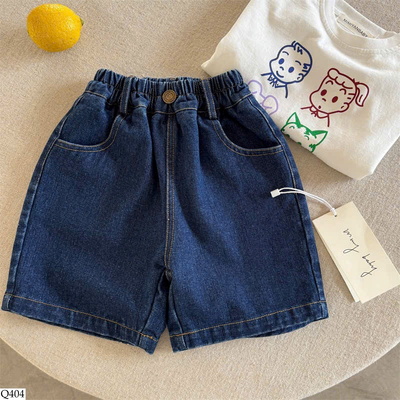 Q404 QUẦN SHORT JEAN CHO BÉ