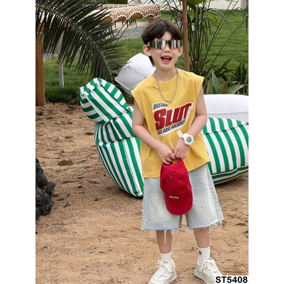 ST5408 SET ÁO TANKTOP MIX QUẦN SHORT JEAN BT TAIRU