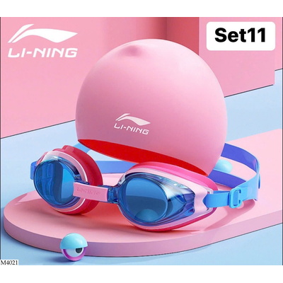 M4021 SET KÍNH+MŨ BƠI CHO BÉ LI.NING