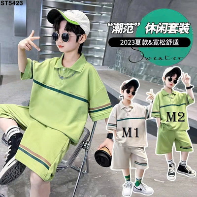 ST5423 BỘ THỂ THAO POLO BÉ TRAI SIZE ĐẠI