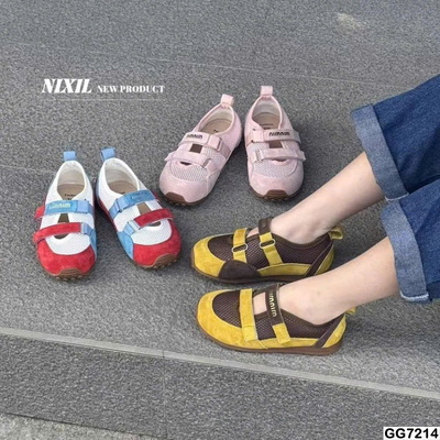 GG7214 GIÀY LƯỚI QUAI DÁN BG