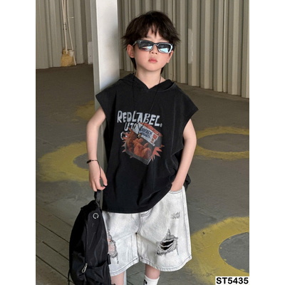 ST5435 SET ÁO TANKTOP MIX QUẦN SHORT JEAN BT