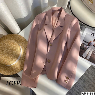 AM11511 ÁO KHOÁC BLAZER HỒNG CHO NỮ