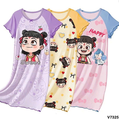 V7325 VÁY NGỦ HOẠT HÌNH CHO BÉ GÁI