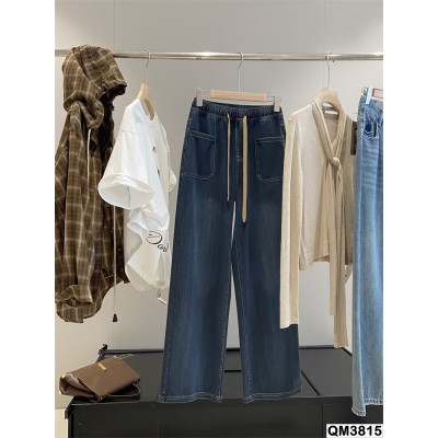 QM3815 QUẦN JEAN SUÔNG CẠP CHUN CHO NỮ INBLUE