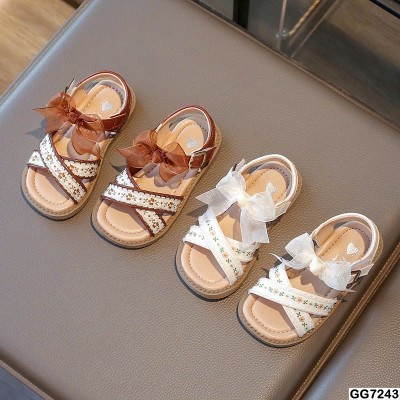 GG7243 SANDAL NƠ QUAI CHÉO BG