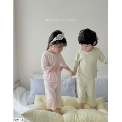 S2134  BỘ THUN QUẦN LỬNG NHÀ Heyhoney