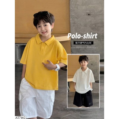 AT7462 ÁO POLO TRƠN MÀU AOAOKIDS