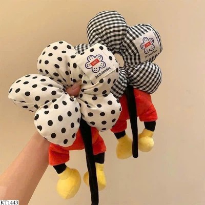 KT1443 SET 2C NƠ BUỘC TÓC BÚP BÊ CHÂN DÀI
