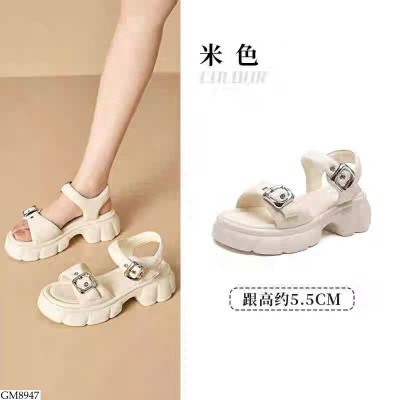 GM8947 DÉP SANDAL ĐẾ CAO DUSTO