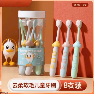 PK9668 SET 8 BÀN CHẢI LÔNG MỀM CHO BÉ