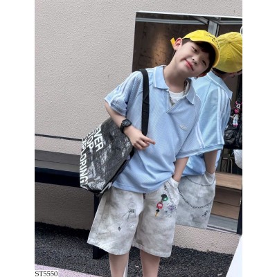 ST5550 SET ÁO POLO MIX SHORT JEAN LOANG BT