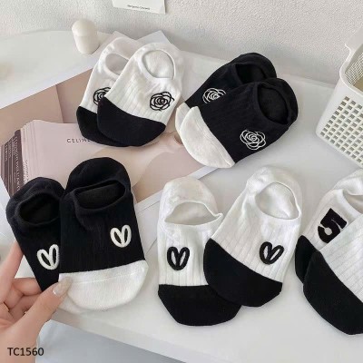 TC1560 SET 10 ĐÔI TẤT CỔ THẤP
