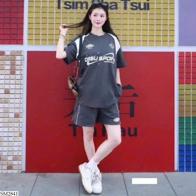 SM2841 SET BỘ THỂ THAO CỘC TAY DESU