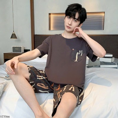 ST5566 BST BỘ COTTON NAM MẶC NHÀ