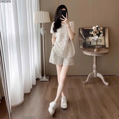 SM2858 BỘ REN SHORT CHO NỮ
